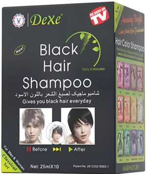 Shampooing Dexe Black Hair 10 x 25 ml