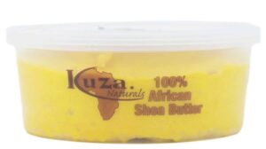 Beurre de karité africain pur Kuza, en morceaux, 283 g