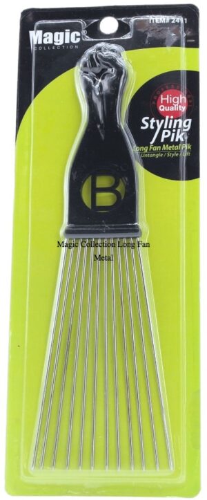 Peigne métallique à longue denture Magic Collection