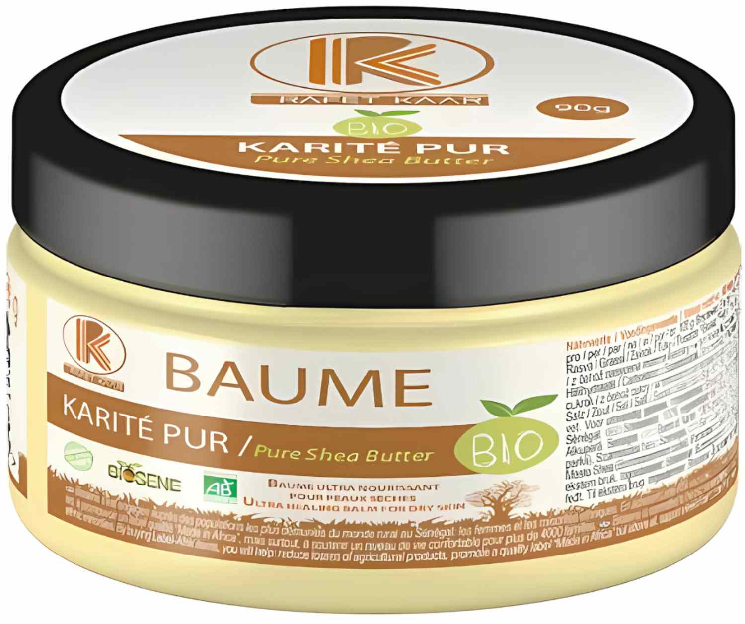 Beurre de karité pur Rafet Kaar 90 g