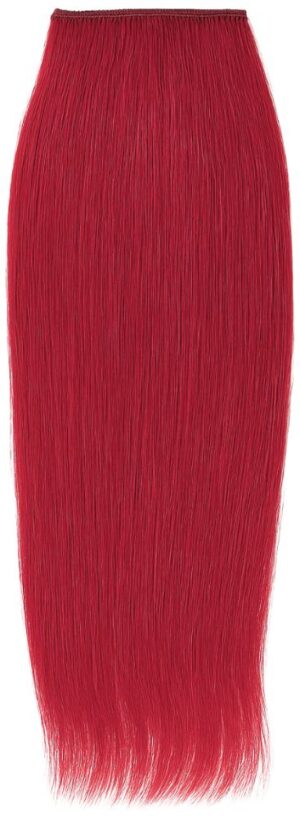 Unihair 100 % cheveux naturels Remy 18 pouces - Rouge
