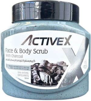 ActiveX Face & Body Scrub Charcoal 500 ml