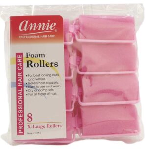 Rouleaux en mousse Annie, très grands, 8 pièces