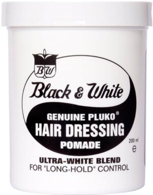 Pommade coiffante Black & White 200 g