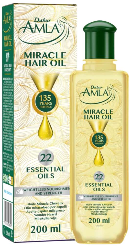 Huile capillaire Dabur Amla Miracle 200 ml