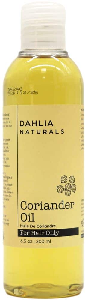 Huile de coriandre Dahlia Naturals 200 ml