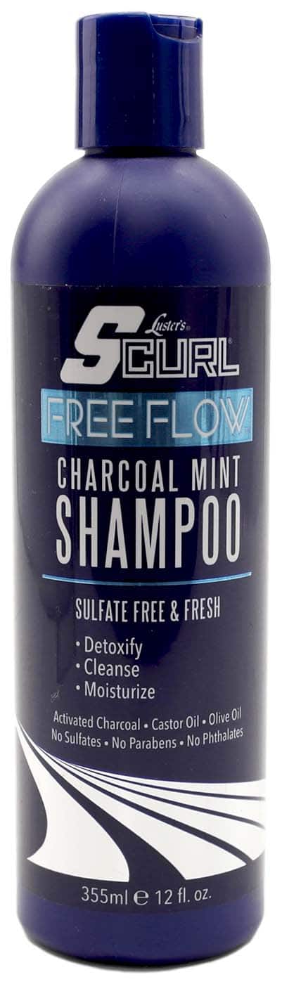 Shampooing SCurl Charcoal Mint de Luster 355 ml