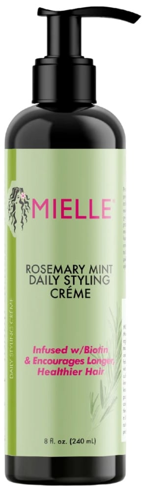 Crème coiffante quotidienne au romarin et à la menthe Mielle 240 ml