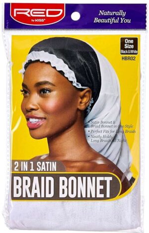 Bonnet à tresses 2 en 1 Red By Kiss Hvid