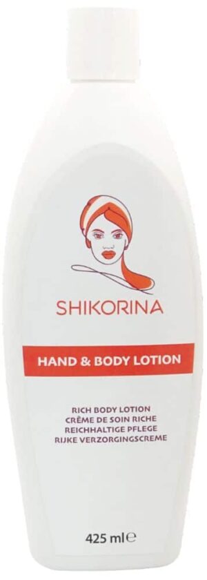 Lotion pour les mains et le corps Shikorina 425 ml