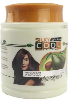 Crème capillaire à l'huile chaude Silky Cool à l'avocat 1 l