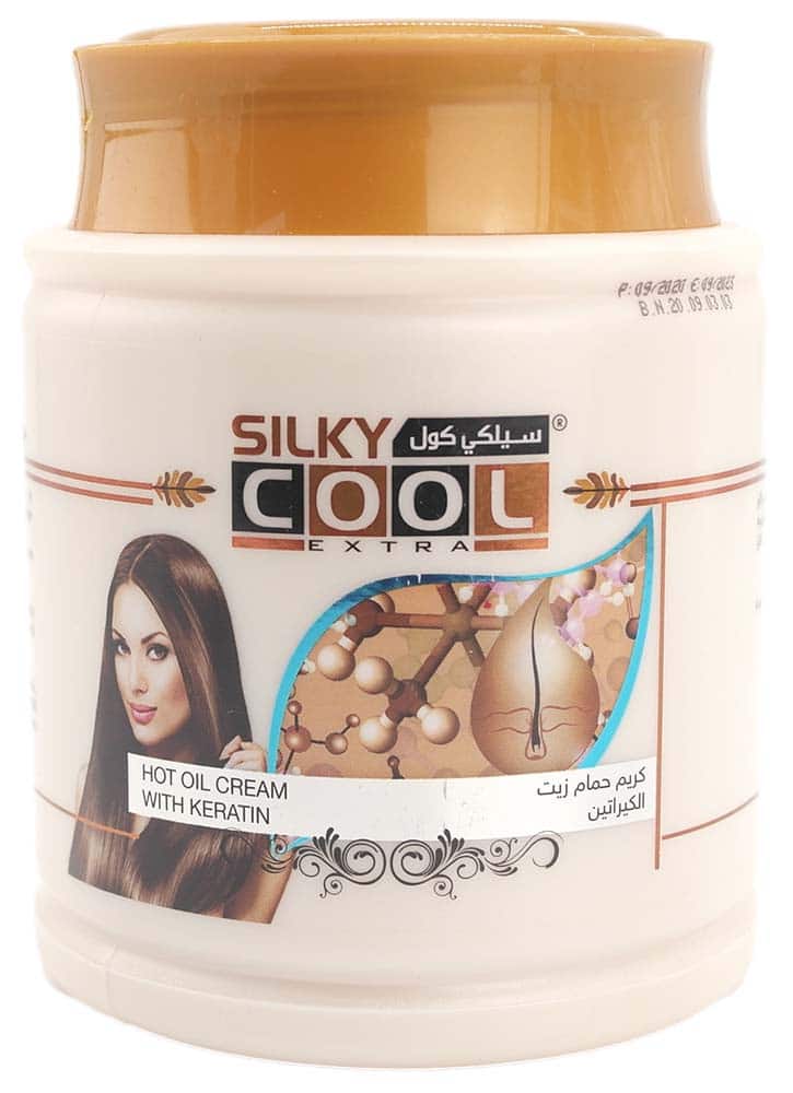 Crème capillaire Silky Cool Hot Oil Hair Cream Karatin 1 l