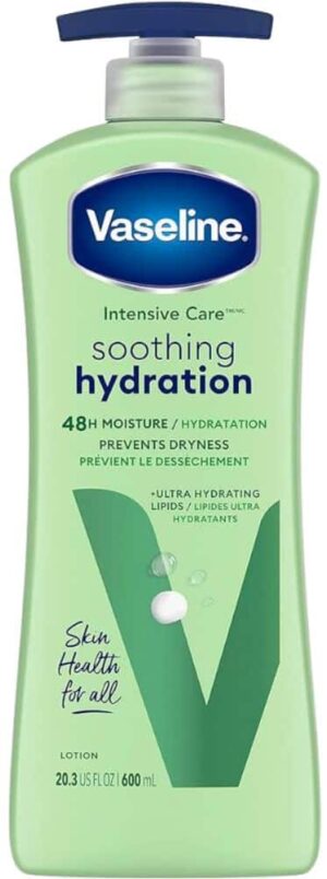 Lotion hydratante apaisante Vaseline 600 ml