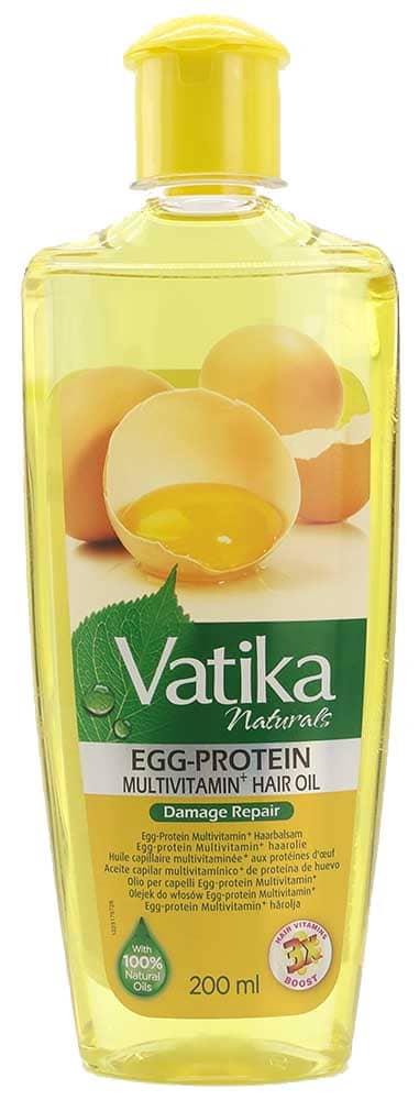 Huile capillaire aux protéines d'œuf Vatika 200 ml