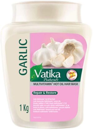 Masque capillaire à l'huile chaude et à l'ail Vatika 1 kg