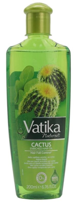 Huile capillaire au cactus Vatika 200 ml